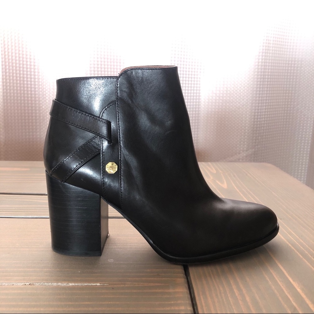 Louise et Cie Black Leather Bootie